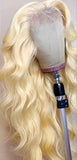 LUXURY RAW HAIR #613 BLONDE STRAIGHT/BODY WAVE HD FRONTAL WIG - 180% DENSITY